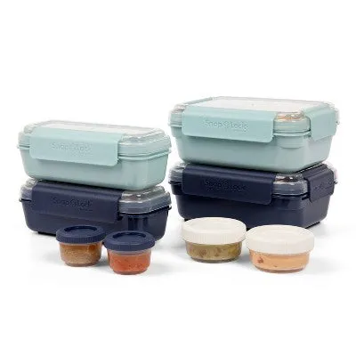 NEW - SnapLock Bento & Snack Set - 16pc