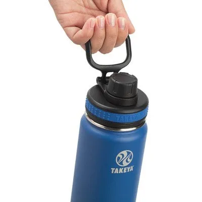 New - Takeya 32oz Originals Insulated Stainless Steel Water Bottle with Spout Lid - Navy