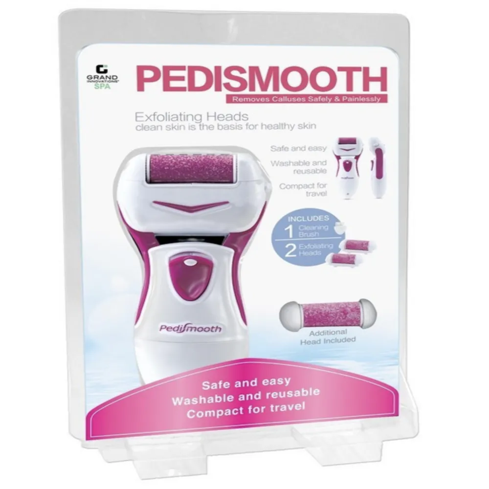 PEDISMOOTH Personal Electric Foot Callus Remover - Pink