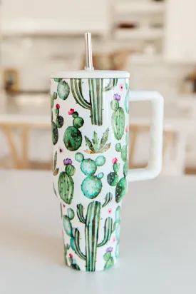 Plant Lover 40 Oz Cactus Tumbler