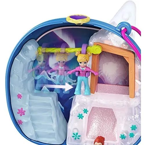 Polly Pocket Freezin' Fun Narwhal Compact with Fun Reveals