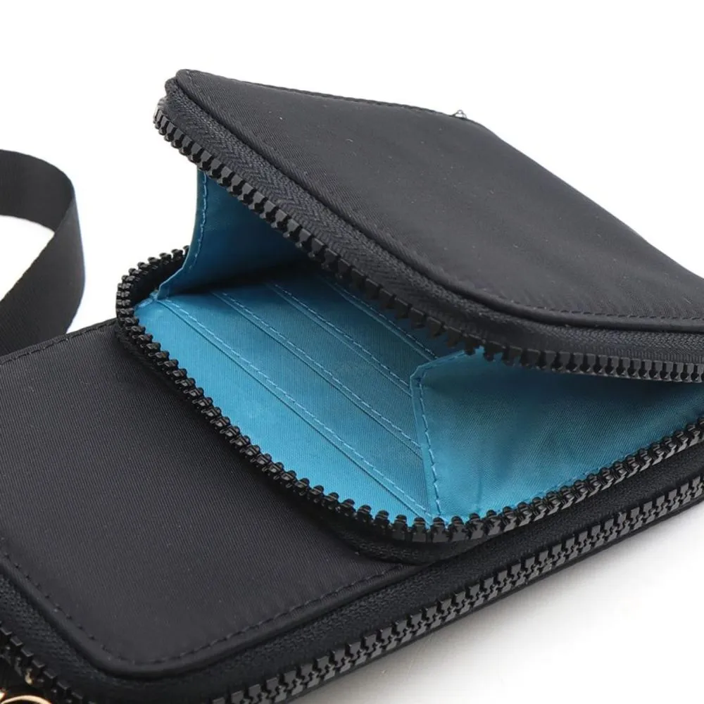 POM Recycled Nylon Black Phone Bag