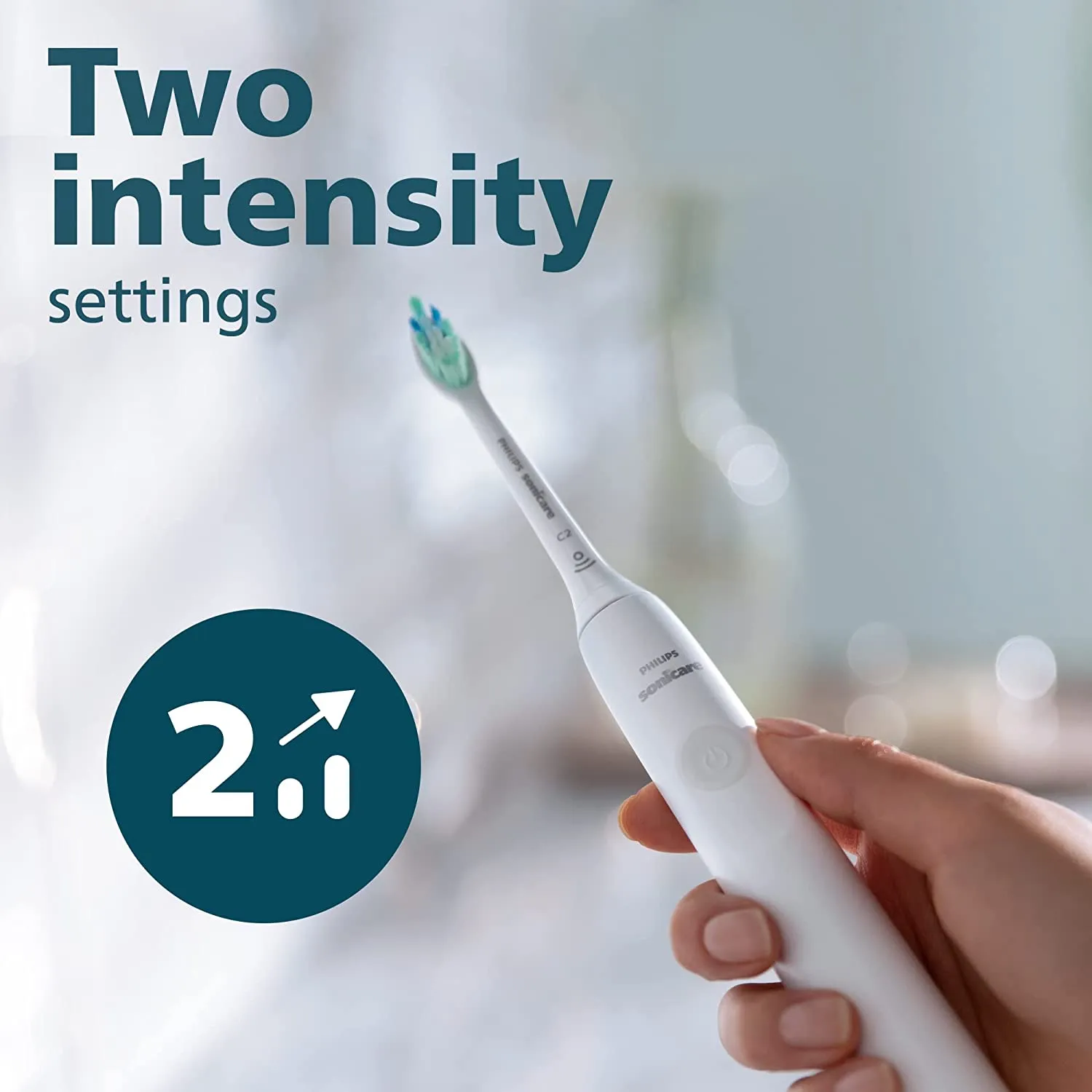 Rechargeable Electric Toothbrush with Pressure Sensor, Long Battery Life