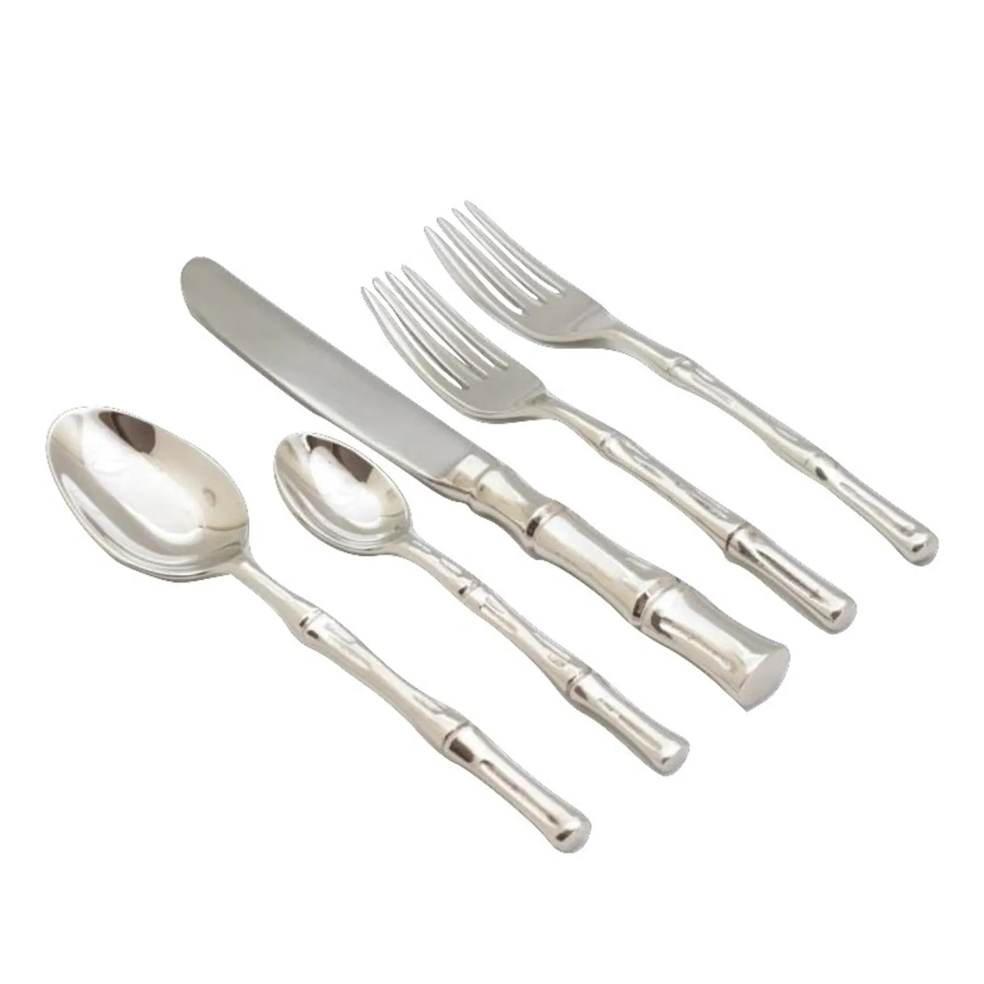 Silver Bamboo Flatware