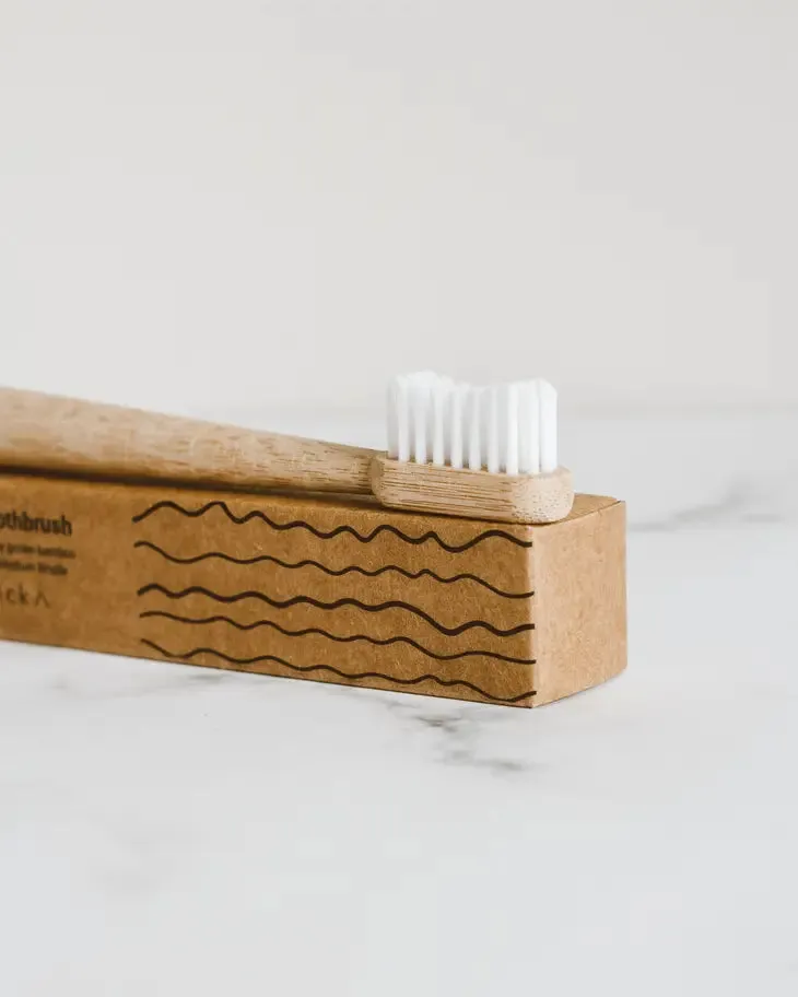 Single Bamboo Toothbrush - Adult