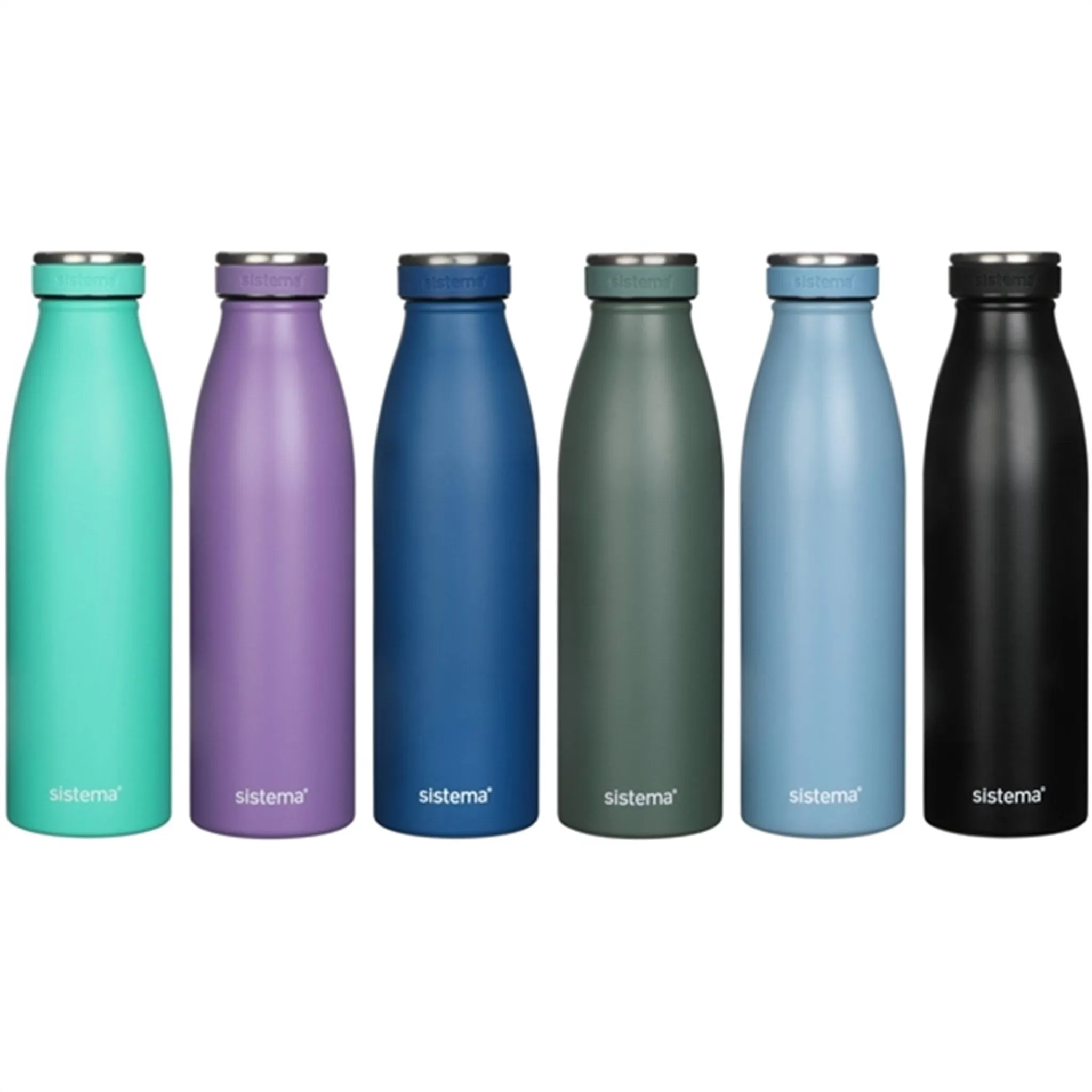 Sistema Stainless Steel Drink Bottle 500 ml Ocean Blue