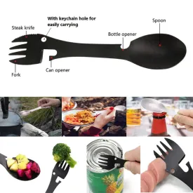 Stainless Steel Tableware Bottle Cutlery Flatware Utensil Fork Can Opener