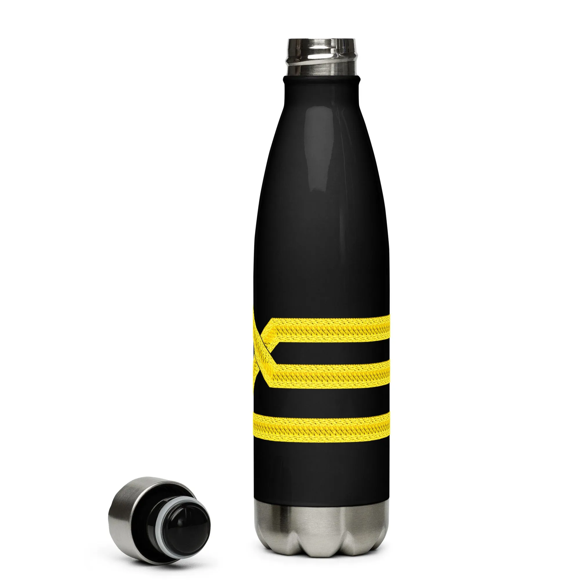 Stainless steel water bottle for Chief Officer (choose epaulettes)