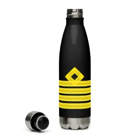 Stainless steel water bottle for Chief Officer (choose epaulettes)