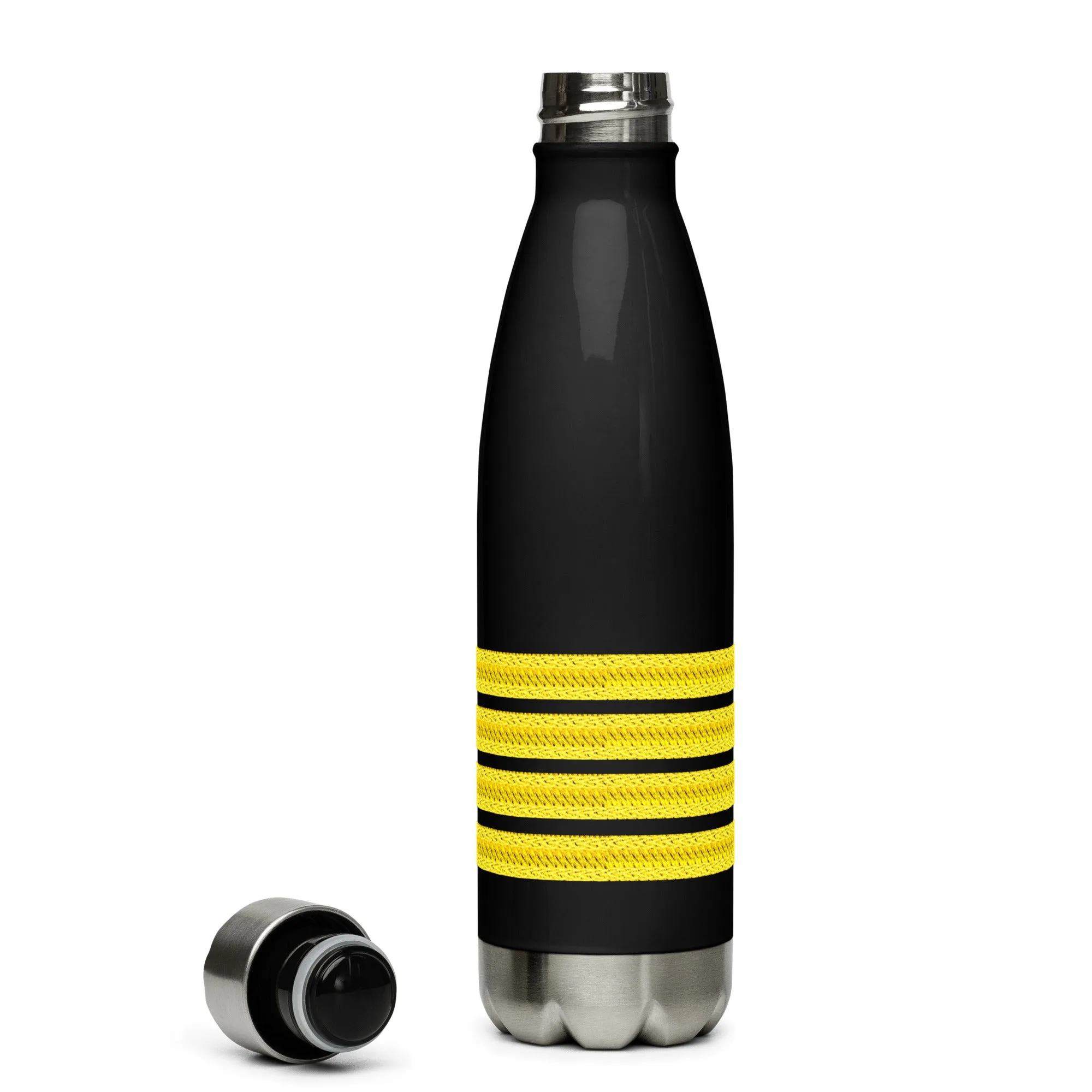 Stainless steel water bottle for Chief Officer (choose epaulettes)