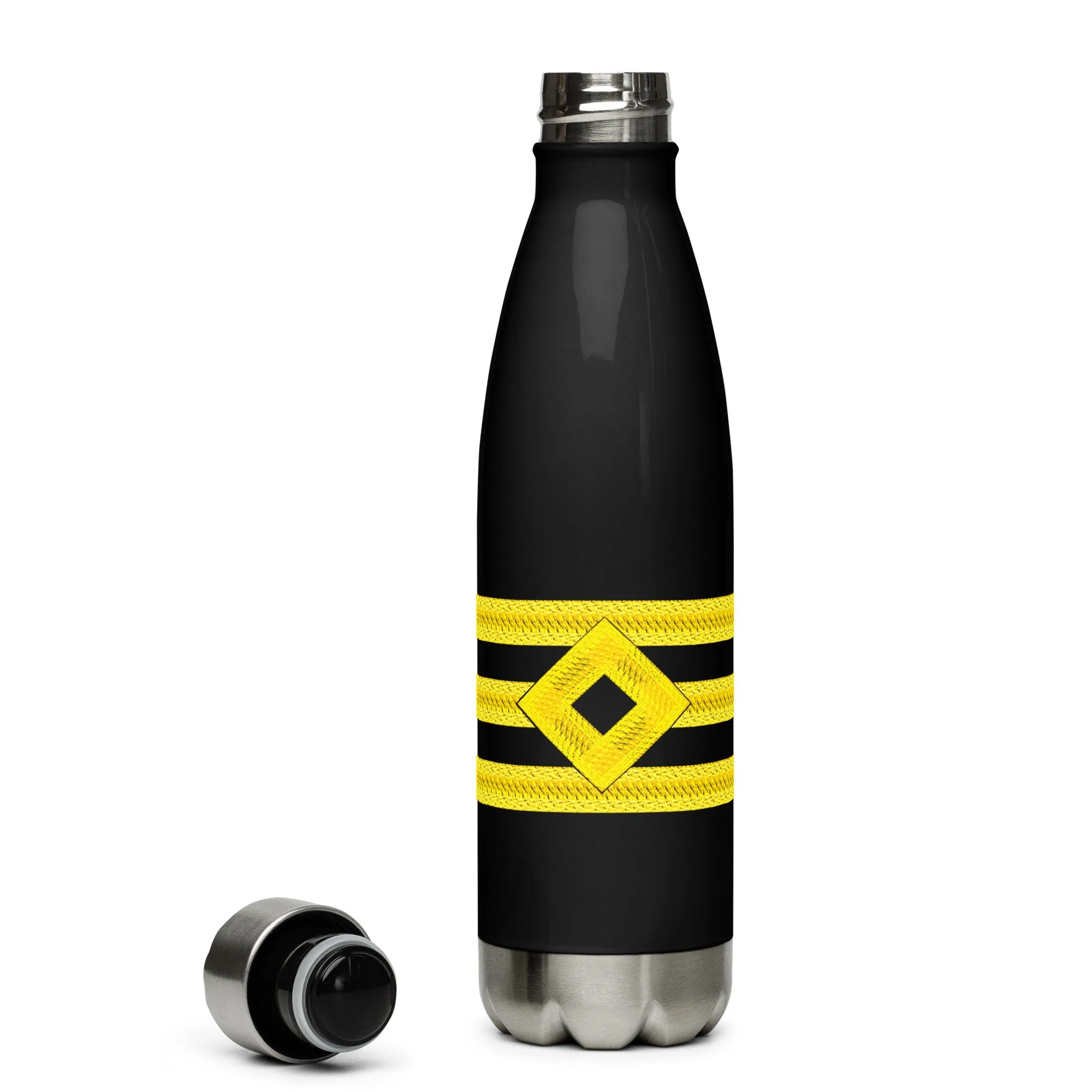 Stainless steel water bottle for Chief Officer (choose epaulettes)