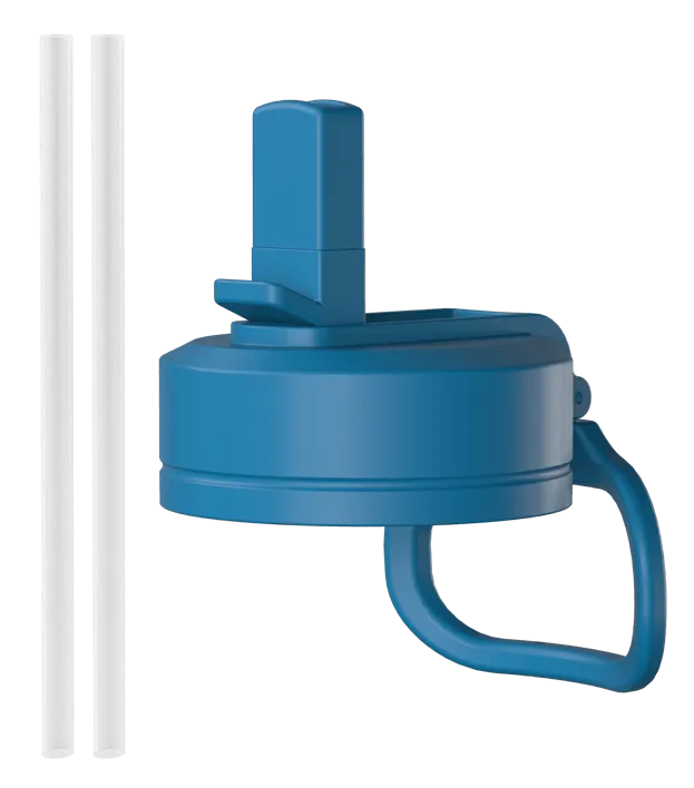 Straw Lid With Flexible Handle