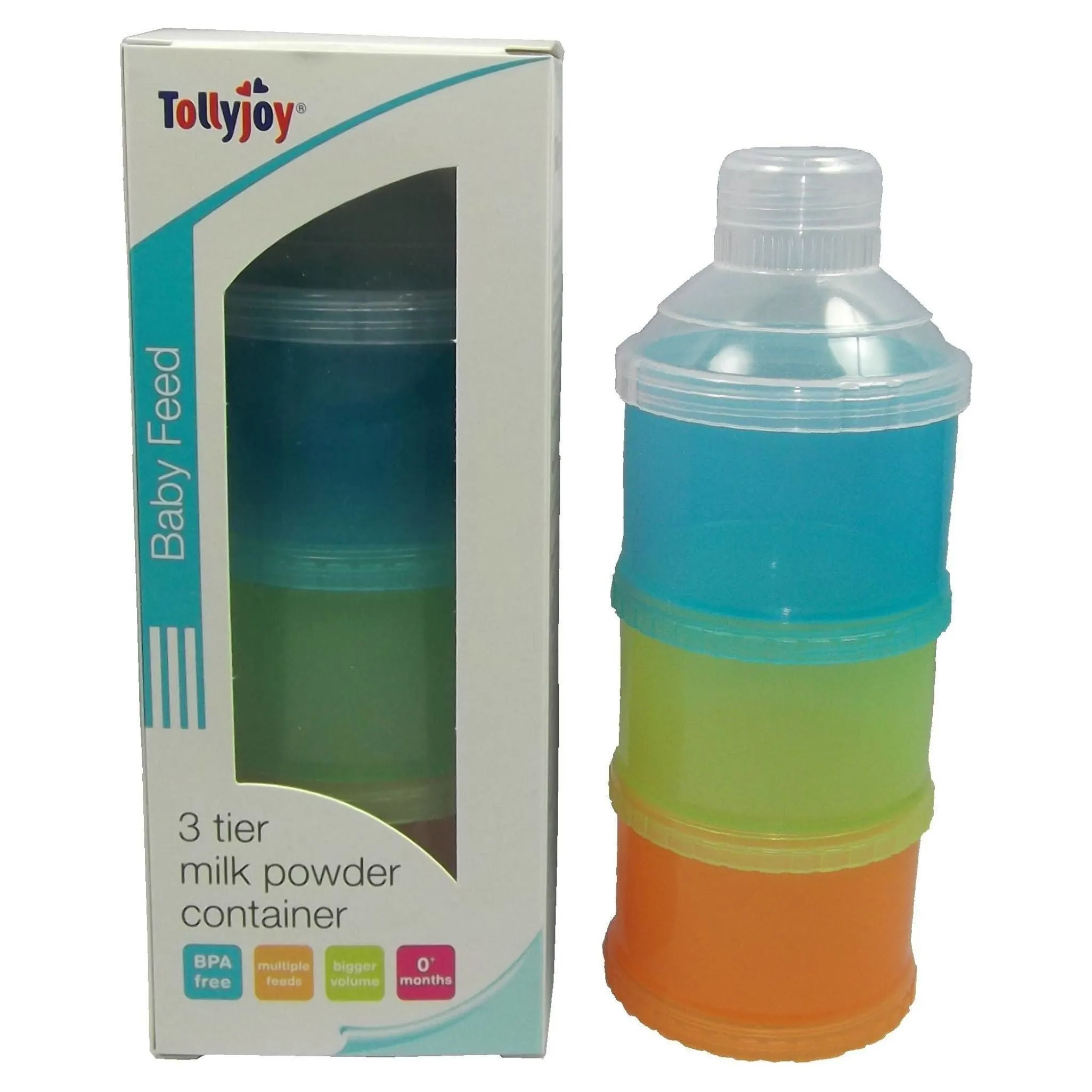 Tollyjoy 3 Tier Milk Powder Container