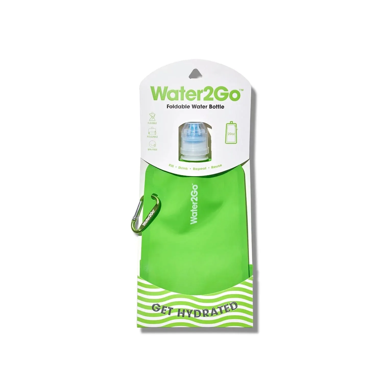 Water2Go Foldable Water Bottle - Your Ultimate Hydration Companion!