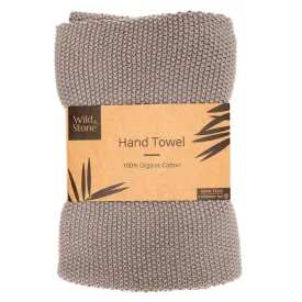 Wild & Stone Organic Cotton Hand Towels - Dove Grey