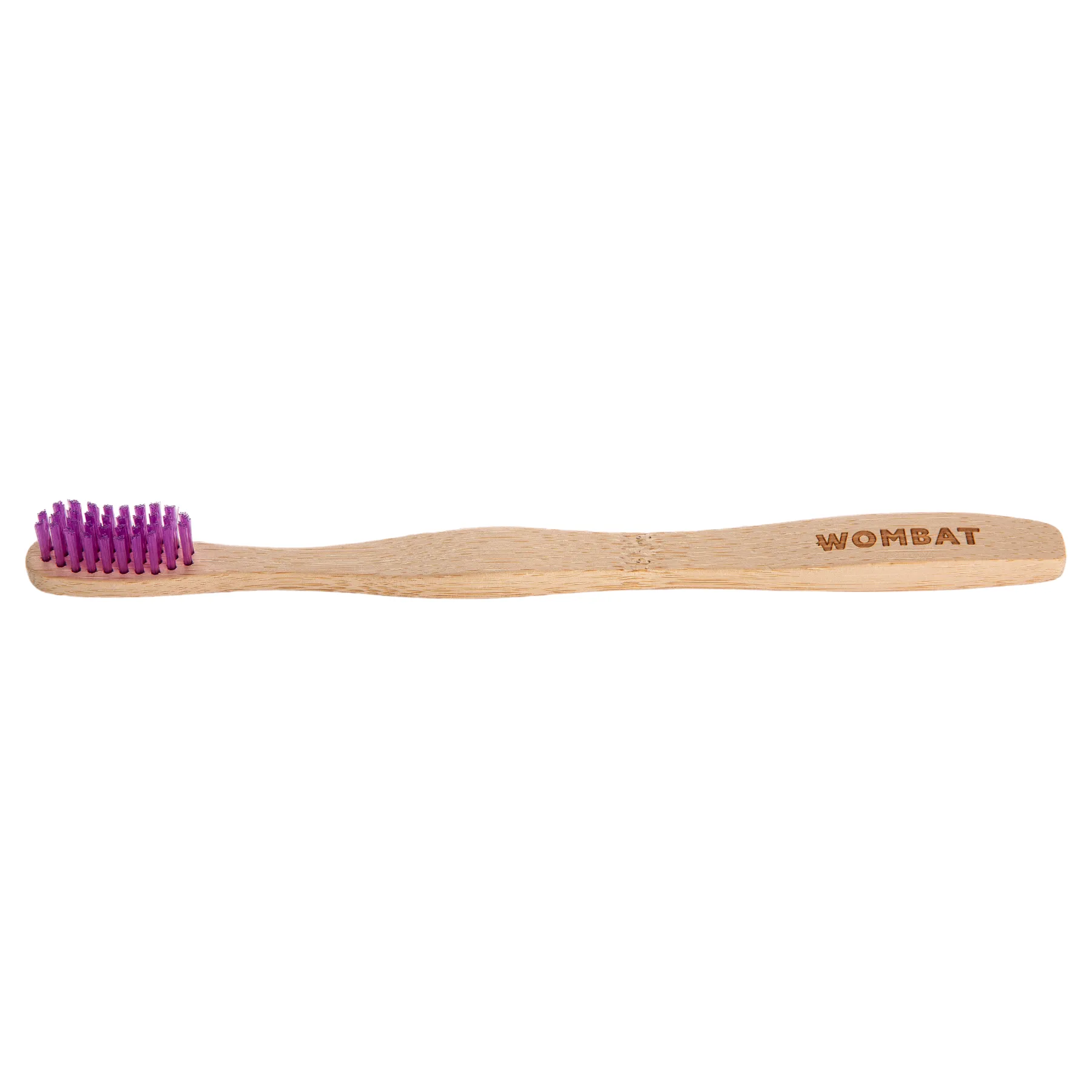 Wombat Adult Bamboo Toothbrush - Purple