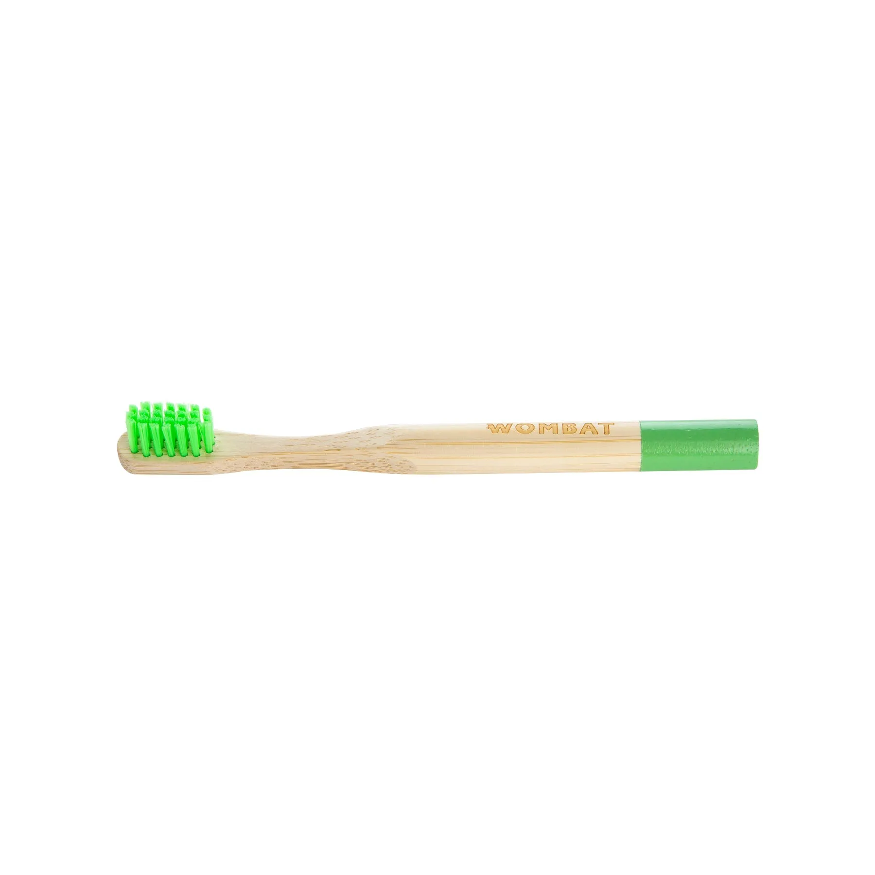 Wombat Kids Bamboo Toothbrush - Green