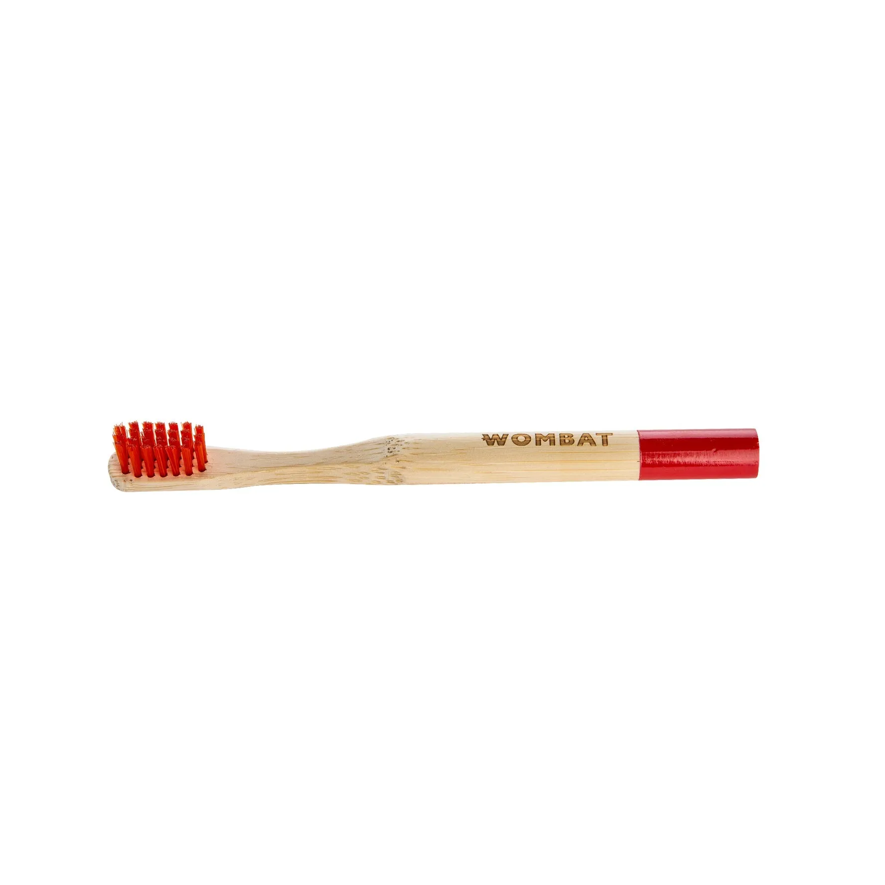 Wombat Kids Bamboo Toothbrush - Red